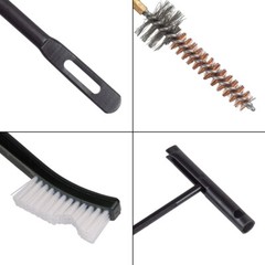 Portable Rifle Gun Cleaning Kits Cleaner Brushes for .22cal/5.56mm
