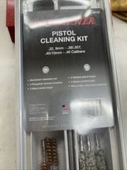 WINCHESTER 99726 PISTOL CLEANING KIT .22, 9MM, .38/.357, .40/10MM, .45 CALIBERS