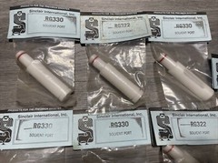 Gun Cleaning & Care Lot Of 7 Sinclair Solvent Ports NOS