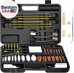 Gun Cleaning Kit, Rifle Cleaning Kit Universal for All Caliber, Pistols, Handgun