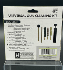 SE Universal Gun Cleaning Kit 6 Piece GC007 .38 9mm .357 Revolver