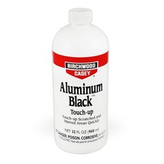 Fast-Drying Aluminum Black Metal Finish for Gun Restoration & Cleaning, 3oz