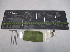 USGI 5.56/.223 Rifle Cleaning Kit Bundle w/ Tactical Cleaning Mat & CLP Oil
