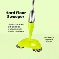 5-in-1 Eco-Friendly Cleaning Kit: Spray Mop, Duster & Window Squeegee in Green