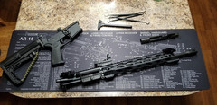 🔥 AR-15 Gun Cleaning Mat – Large 36” Premium Tactical Workbench Pad-Waterproof-