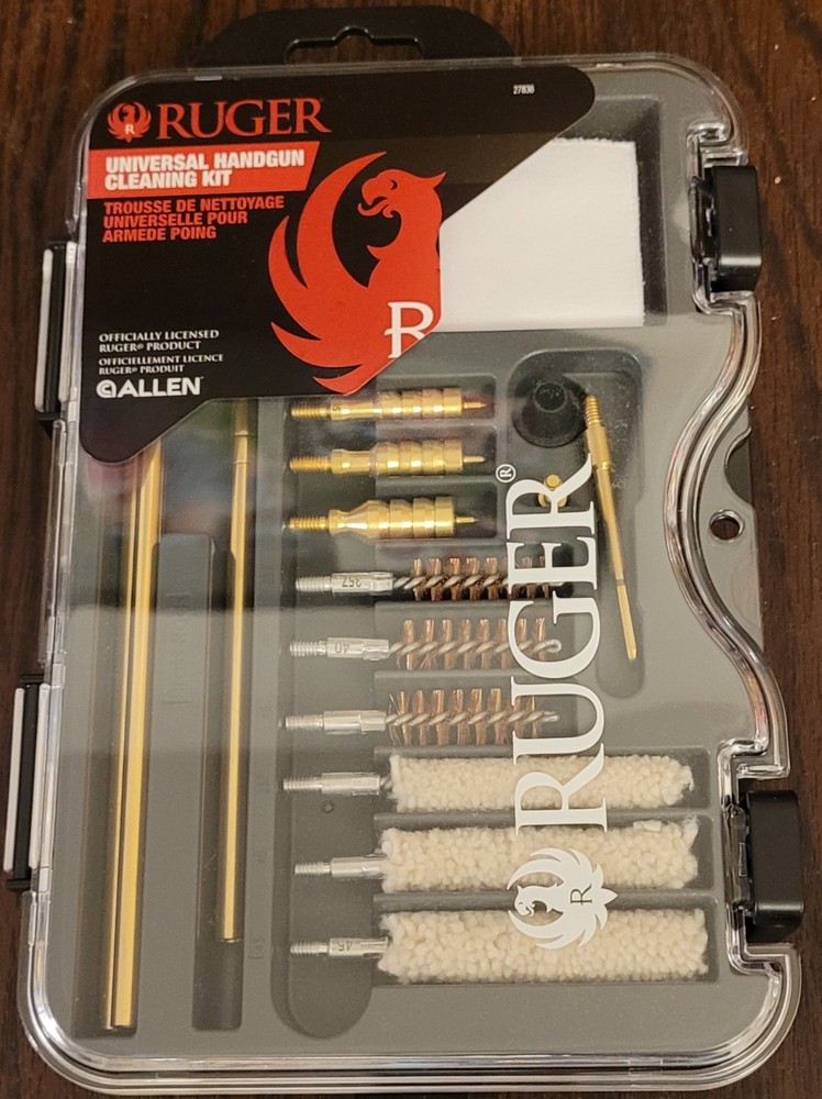 Allen Ruger Universal Handgun Cleaning Kit 18 Piece 380ACP to .45ACP 27836