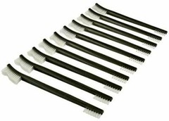 50pc Combo 40pc 7″ Double Ended Nylon Picks 10pc Double End Cleaning Brush set