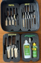 NEW! Remington Universal Fast Snap Gun Cleaning Kit w/ Green Case