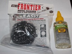 Big 45 Frontier Metal Cleaner Pad and 1 Ounce Squeeze Bottle Rem Oil $4 shipping