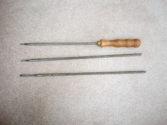 Marbles Jointed Rifle Rod No. 9822 .22 and .25 Caliber, 30 inch