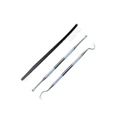 Kleen Bore 3 Piece Stainless Steel Pick & Nylon Utility Brush Tool Set – KBPBSET