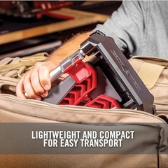 Collapsible Adjustable 10″-16″ Gun Cleaning Stand | Portable Lightweight Vise fo