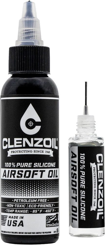 Airsoft 100% Silicone Oil Chamber Lube for Air Pistol & Air Rifle 2 Oz&0.5 Oz