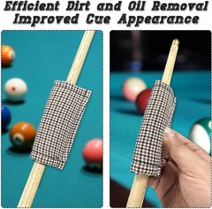Comprehensive Billiards Cleaning Kit: Brush, Cloth & Chalk – Perfect for Players