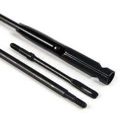 Portable Rifle Gun Cleaning Kit for .22/.556 & .30/.762 Caliber – Metal Brushes,