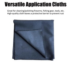 5-Pack Silicone Cleaning Cloth, 12×12 Inches Reusable Microsuede Wipes for Fi…