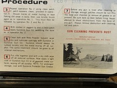 Vintage Outers Rifle Gun Cleaning Kit 22 Cal No. P-477 w/Shotgun Cleaner Parts