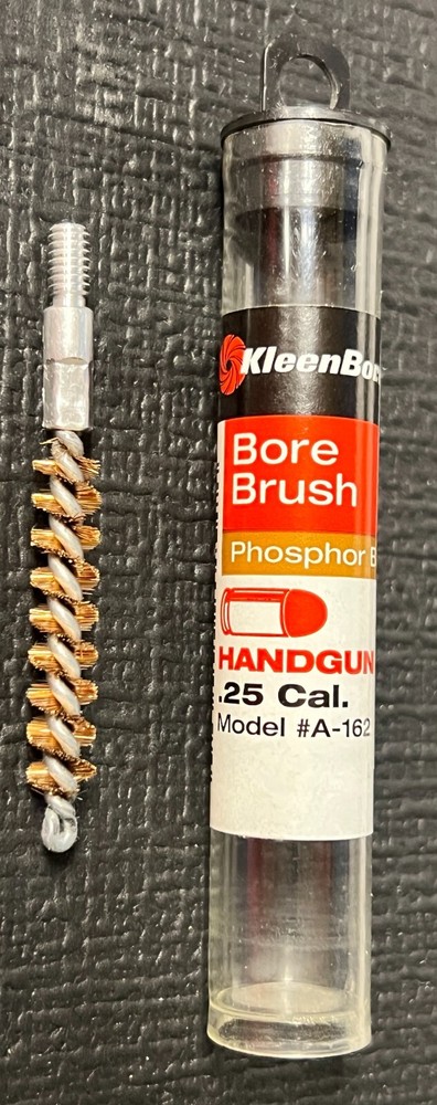 KleenBore .25 CAL. Handgun BORE BRUSH for Gun Cleaning and Maintenance A-162