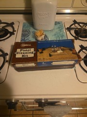 VINTAGE OUTERS GUN CLEANING KIT DEER DUCKS HUNTING PLASTIC CASE