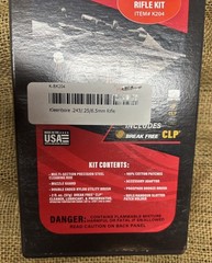 Kleenbore Rifle Cleaning Kit.243 .25 6.5mm Rifle Kit 9