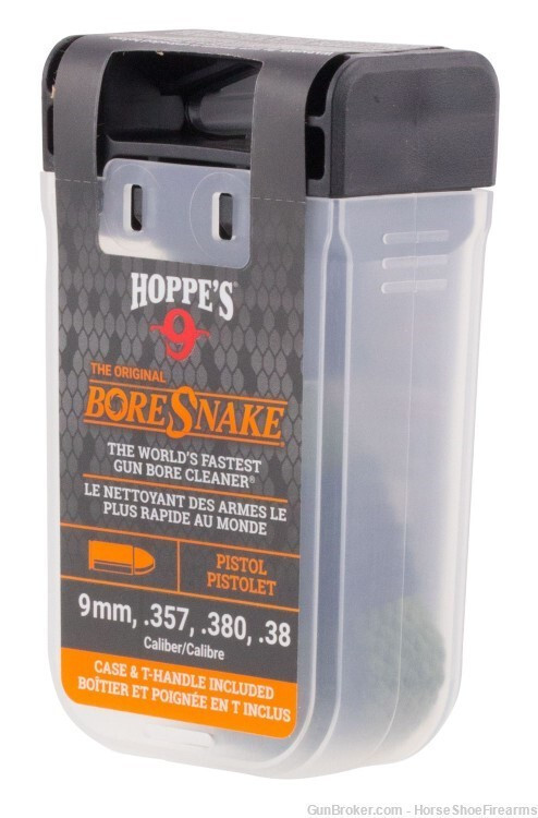 Hoppe’s 24002D BoreSnake 357/9mm/38/380 Pistol