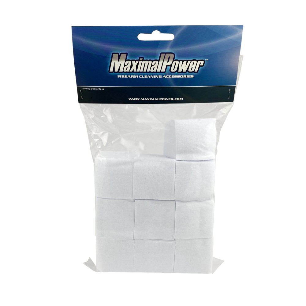 MaximalPower 500PC COTTON 1-1/2″ Gun Cleaning Patch for .308 7.62×51mm Cal Rifle