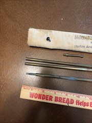 Vintage Marbles stainless steel Jointed Rifle Cleaning Rod #9728 28 Cal + USA