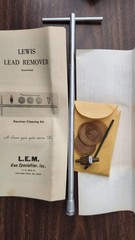 LEM LEWIS LEAD REMOVER PISTOL REVOLVER CLEANING KIT 44 Cal New Old Stock
