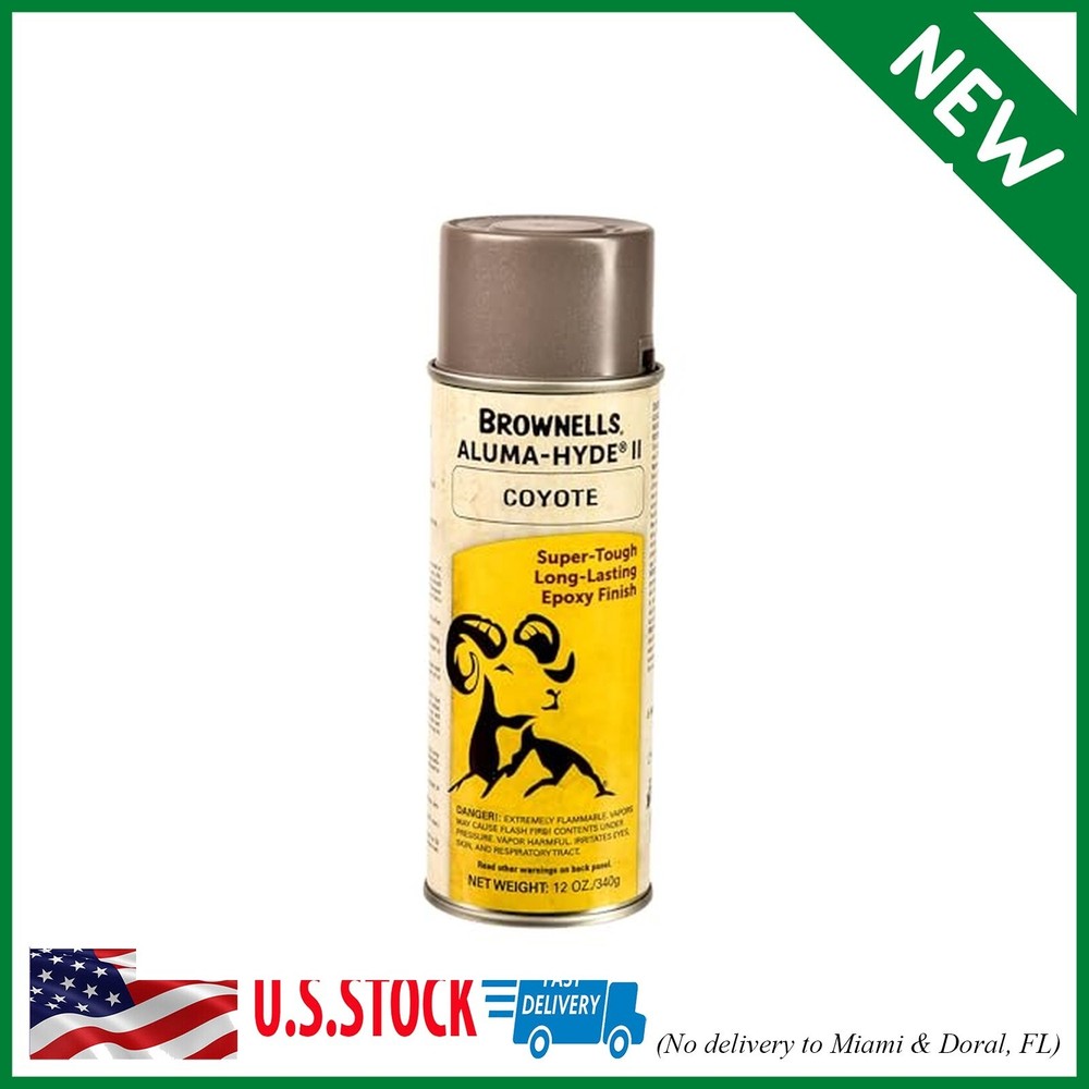 Brownells Aluma-Hyde II Epoxy Based Firearm Finish Spray Coating Protection Pain
