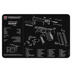 TekMat R17-GLOCK-G4 Gun Cleaning Mat for Glock Gen 4 11″ x 17″ Black