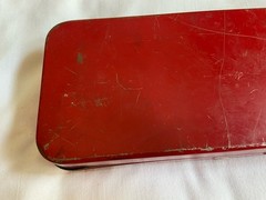 Vintage Outers Gunslick Rifle Cleaning Kit in Red Metal/Tin Box/Case – No. 477