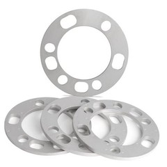 4PCS 6 Lug and 5 Lug Universal 8mm Wheel Spacers 5&6 Lug – 8mm(5/16″) Chrome