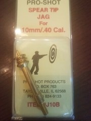 Pro-Shot Spear Tip Jag 10mm/.40 Caliber – Benchrest Quality – J10B
