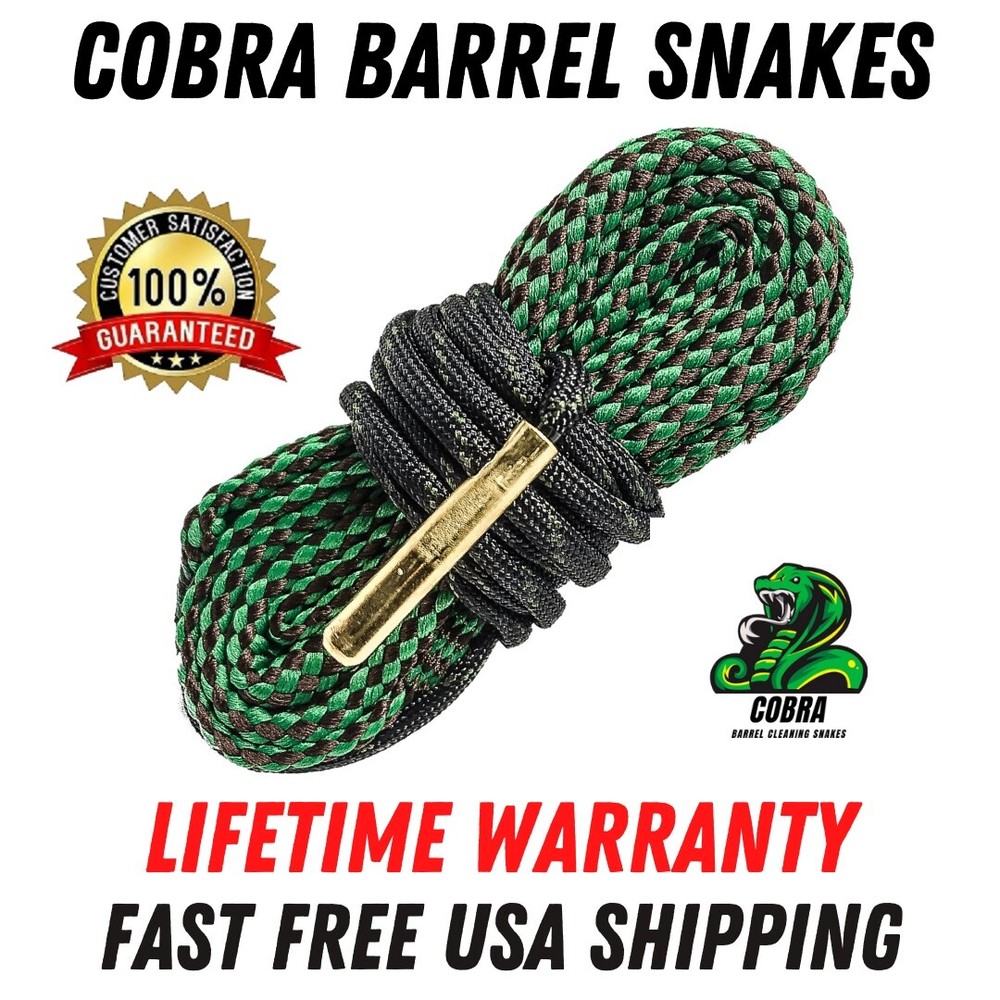 .22 Gun Bore Cleaning Rope – Lifetime Breakage Warranty – Cobra Barrel Snakes