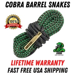 .22 Gun Bore Cleaning Rope – Lifetime Breakage Warranty – Cobra Barrel Snakes