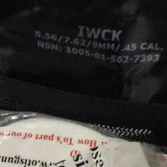 IWCK Gun Cleaning Kit 5.56/7.62/9mm/.45 Cal Black Nylon With Case 1005-01-562-7…
