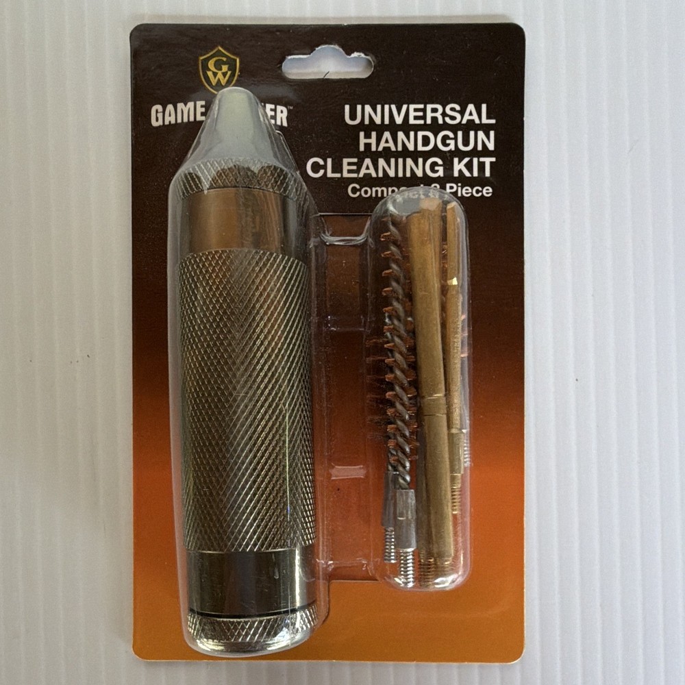 Game Winner Compact 8-Piece Universal Handgun Cleaning Kit .22-.45 MPN HTGW7006