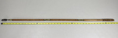 Vintage Wood & Brass 3 Piece Shotgun Cleaning Rod With Brush Tip