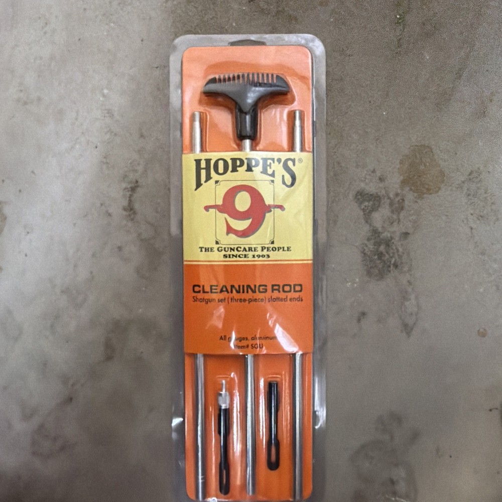 Hoppe’s 3-Piece Aluminum Shotgun Cleaning Rod All Gauges Item #SGU