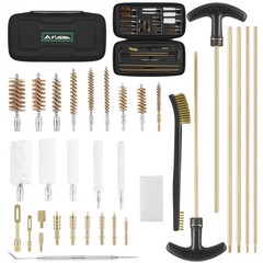 FLISSA 33PC Universal Gun Cleaning Kit Brass Rod Brush Jag Gun Cleaning Supplies