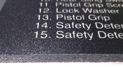 FALKO AR-15 GUN CLEANING MAT MOUSEPAD – LOT SIX 6 – 11.75X34.5 – FREE SHIPPING