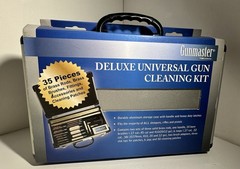 Gunmaster 35 Piece Universal Gun Cleaning Kit Wood Case