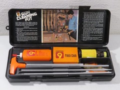 Vintage Hoppes Rifle Gun Cleaning Kit With Black Storage Box