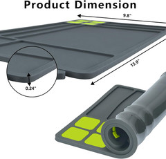 Cleaning Mat, Pistol Gun Maintenance Mat,Anti-Slip Rubberized Repair Mat 15.9″ X