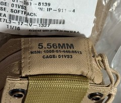 OTIS 5.56 / 9MM CLEAN KIT EMPTY SPARE UNIVERSAL SOFT PACK CASE (NEW) -_