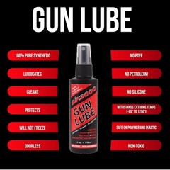 Gun Lube – Penetrating Gun Lubricant Lubricating CLP Gun Cleaner- 4 oz Pump S…