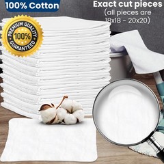 Nabob Wipers Lint Cloth 15 – 100 Cotton Cleaning Exact Cut – For