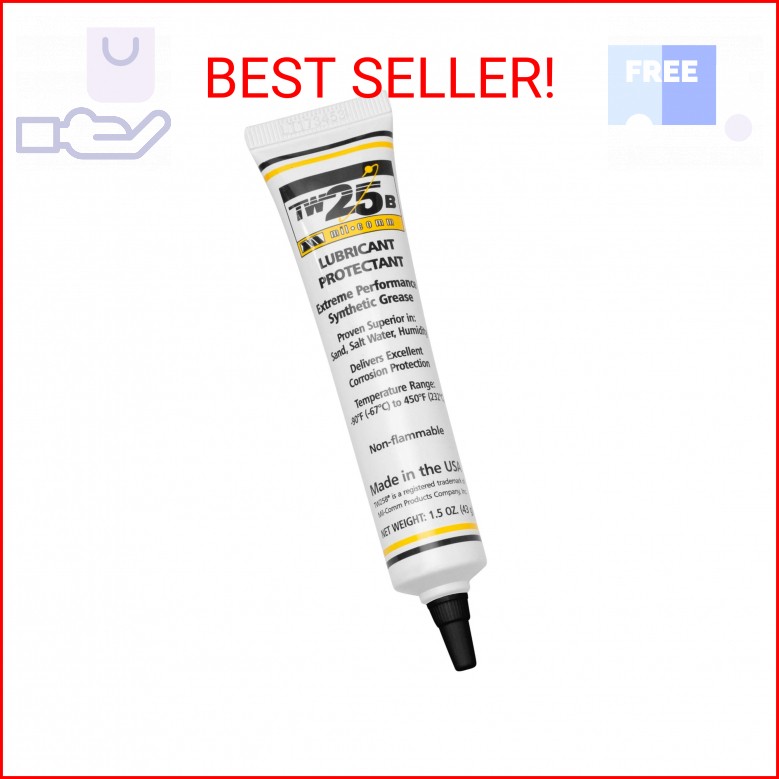 MIL-COMM TW25B Gun Grease Lubricant 1.5-Ounce Tube