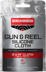 Birchwood Casey Gun & Reel Silicone Single Cloth | Lightweight Cotton 11″X14″ Cl