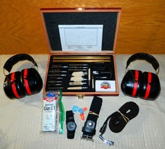 Gun Clening Kit + NRA Wrist Watch Shooting Practice Accessories